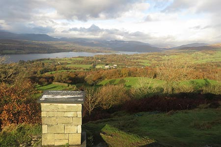 Looking north west from Orrest Head, near Windermere, Lake District