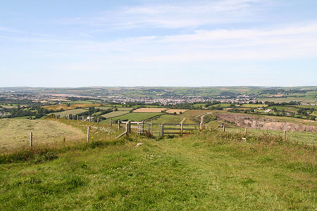 Towards Bishop's Tawton from Codden Hill