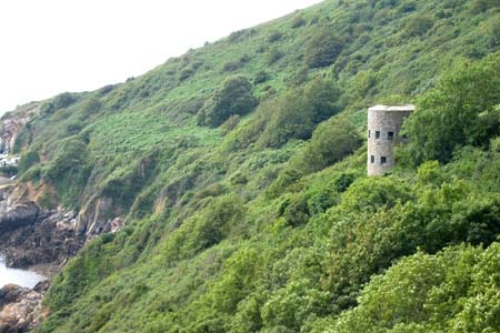 Coastal Defence Tower at Saint's Bay