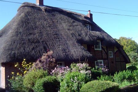 Thatched cottage, Exton