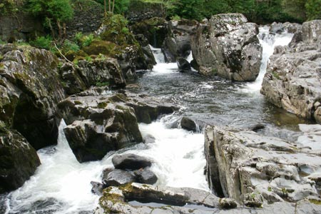 Waterfalls at Pont Y Pair Bridge, Betws-y-Coed