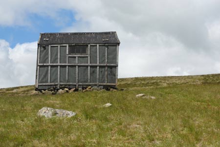 The shooting hut on Great Lingy Hill