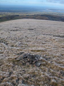 Path to summit of Mynydd Mawr