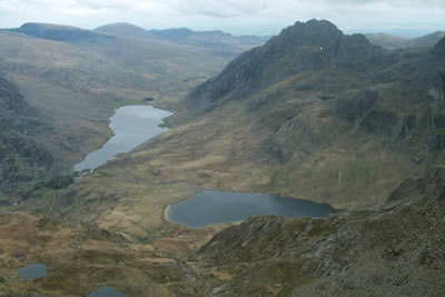 The ascent of Y Garn provides breathtaking views
