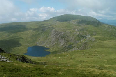 View of Y Llethr from Diffwys