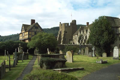 Stokesay Castle, managed by English Heritage