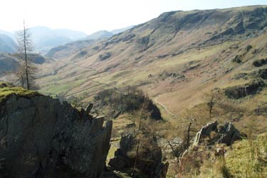 View south from summit of Castle Crag