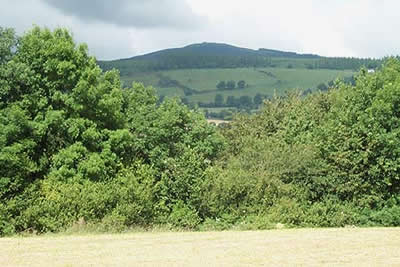 Moel Famau can be seen from afar