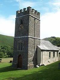 Oare Church is compact with an oversized tower