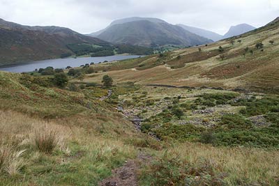 Scale Beck flows into Crummock Water