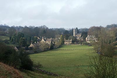The village of Naunton is typical of many in the Cotswolds