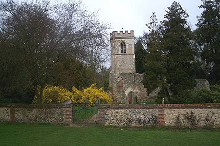 The old church at Ayot St Lawrence