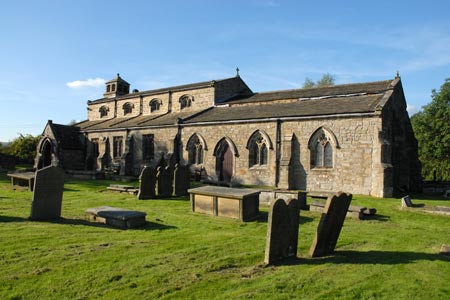 The wonderful parish church at Linton
