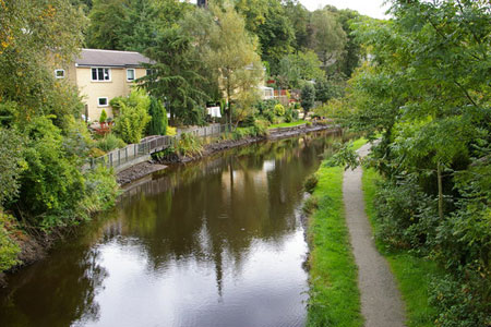 Rochdale Canal from Hollins Road Bridge