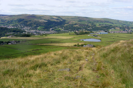 View of Toddy (Todmorden) from Walsden Moor