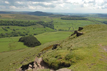 Looking south to the Roaches from Shutlingsloe