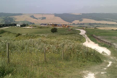 View from Amberley Mount.