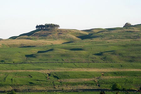 Kirkcarrion burial mound from Middleton-in-Teesdale