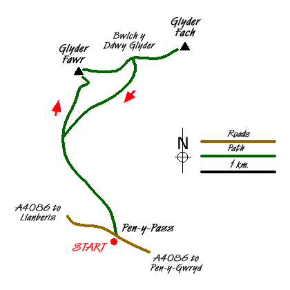 Walk 1454 Route Map