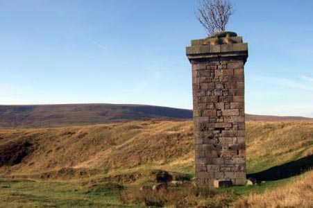 Hills Pit Chimney is the remains of the Ironstone mine