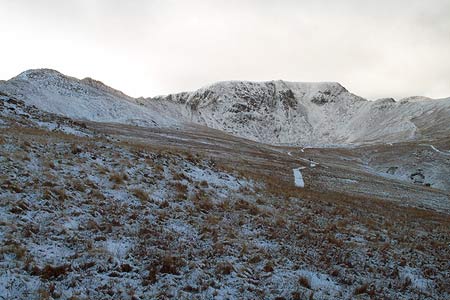 Helvellyn from the hole in the wall