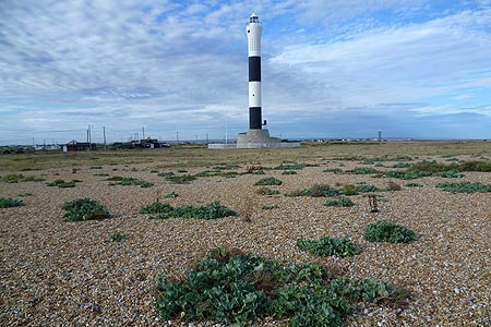 The new lighthouse at Dungeness