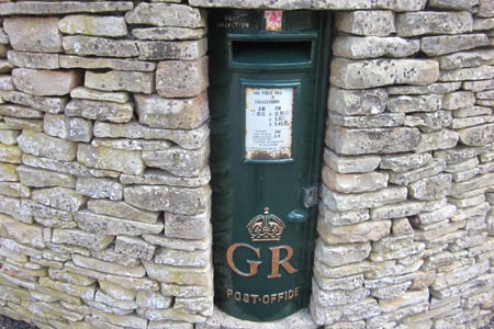 Old time post box at Tuckingmill
