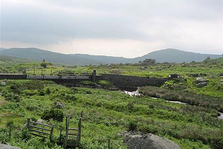 Dam bridge over Pant y Griafolen, Garnedd Uchaf