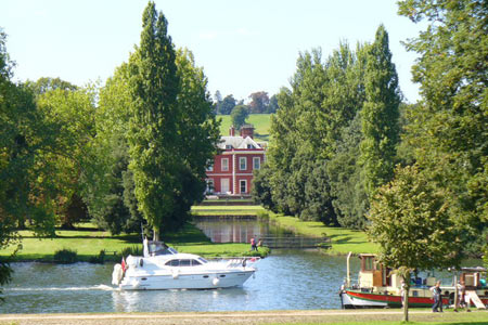 Fawley Court from Remenham, Thames Path
