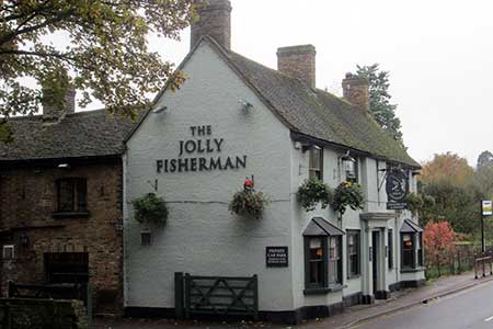 Jolly Fisherman pub at St Margaret's