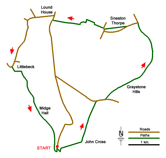 Walk 1743 Route Map