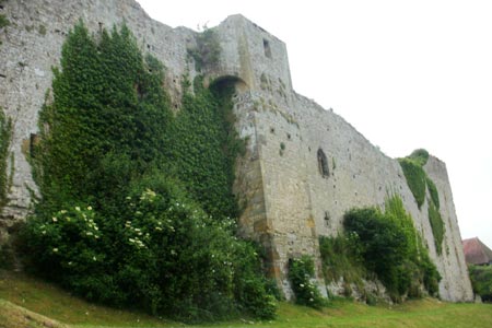 Amberley Castle is passed on the return route of this walk