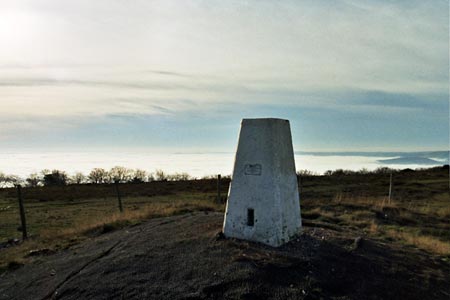 The Trig Point on Wills Neck
