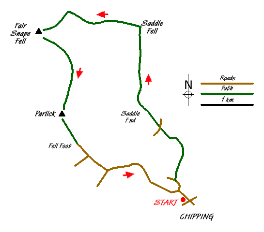 Walk 1902 Route Map