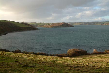 Photo from the walk - Gillan & Nare Point from Porthallow