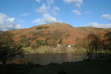 The classic view of Loghrigg and Loughrigg Tarn