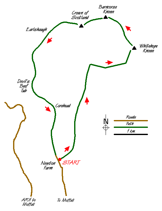 Walk 2050 Route Map