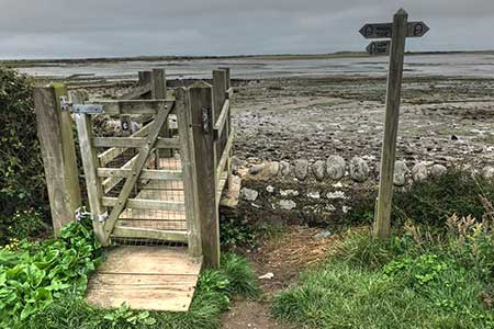 High tide or low tide route choice on the South West Coast Path