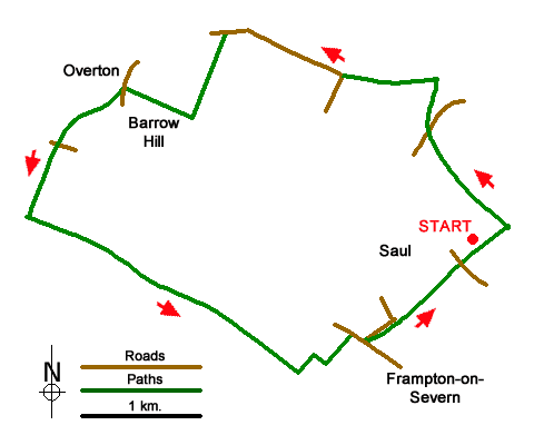 Route Map - Arlington Peninsula from Saul Junction Walk