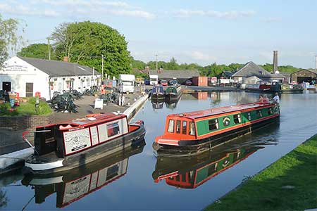 Shropshire Union Canal at Norbury Junction, Staffordshire