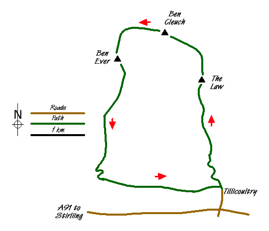 Walk 2222 Route Map