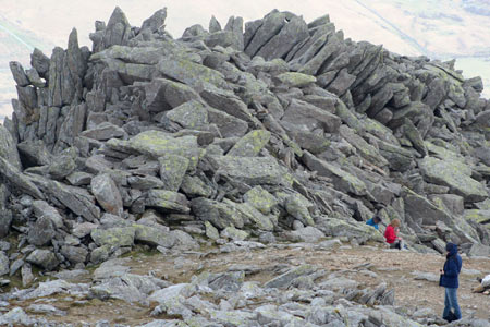 The impressive rock formations on Glyder Fach