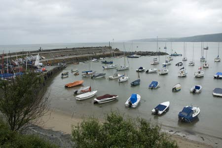 The harbour at New Quay