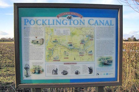 Pocklington Canal Information Board

