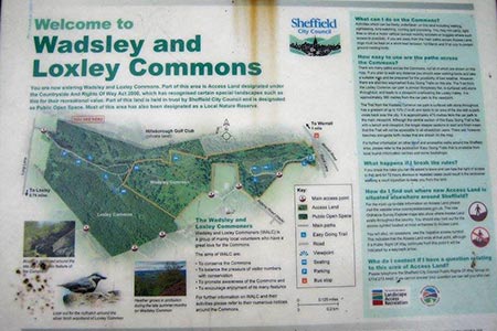 Wadsley and Loxley Commons Information Board