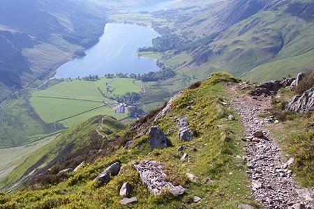 Ascent path from Gatescarth to Fleetwith Pike
