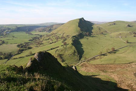 View of Chrome Hill from Parkhouse Hill