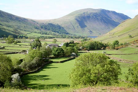View to Wasdale from Black Sail Pass path