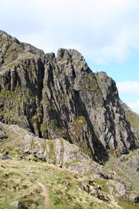 Pillar Rock, seen from Robinson's Cairn