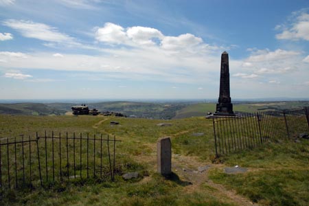 The Obelisk with the Pots and Pans Stone to the left
